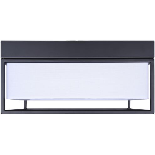 Bretton LED 12 inch Black Flush Mount Ceiling Light