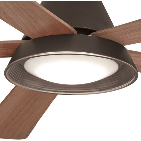 Cone 54 inch Oil Rubbed Bronze with Medium Maple Blades Outdoor Ceiling Fan