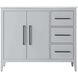 Millie 42 X 35 inch Grey Bathroom Vanity Cabinet