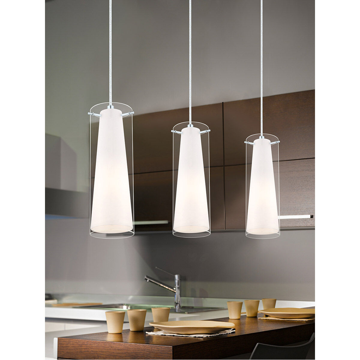 Chrome and glass ceiling lights online
