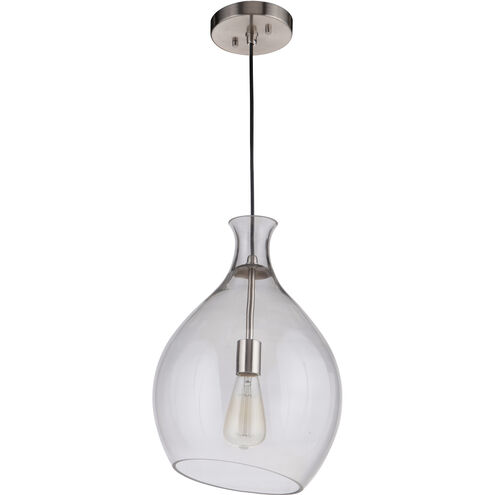 Zuni 1 Light 11 inch Brushed Polished Nickel Pendant Ceiling Light