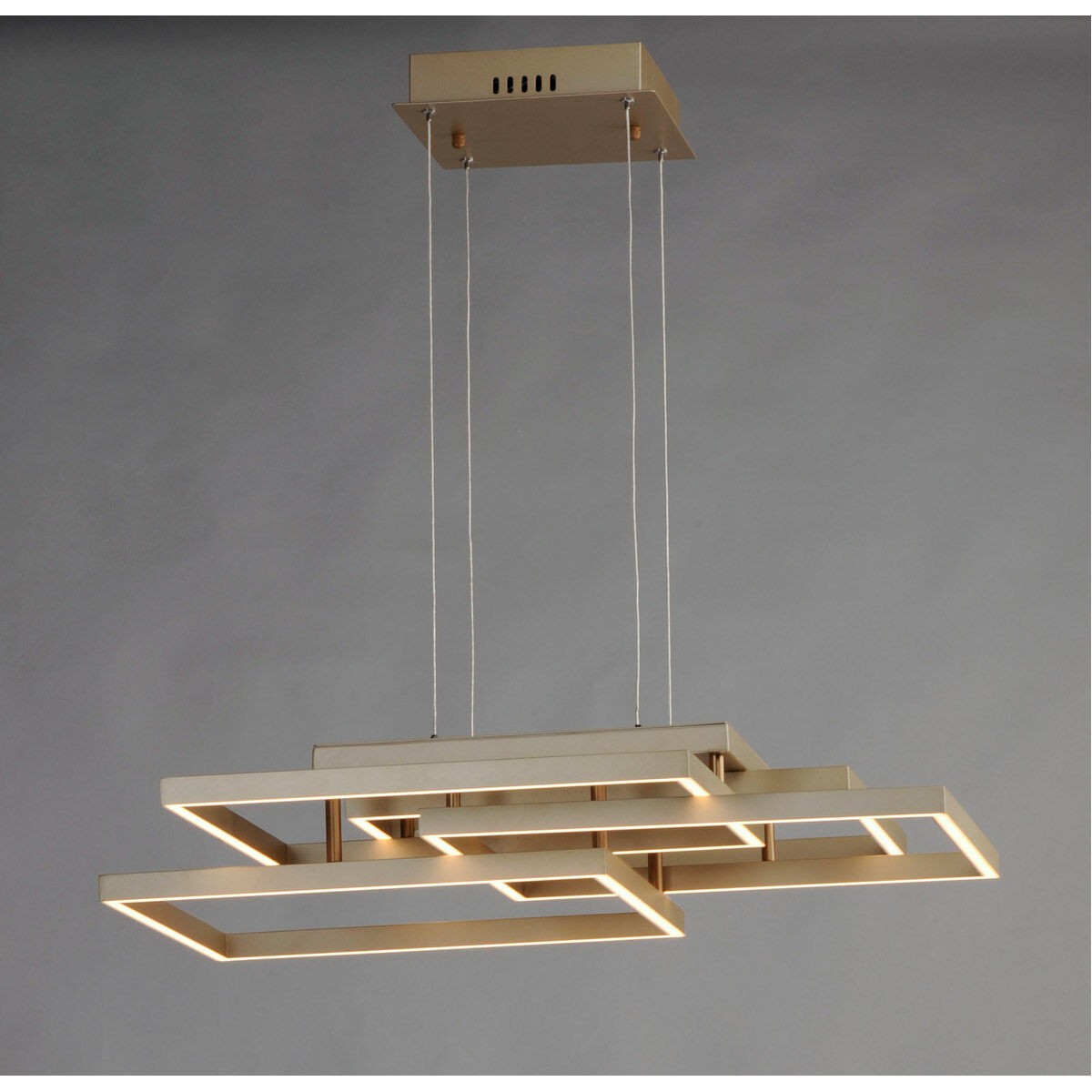 Traverse LED LED 31 inch Champagne Single Pendant Ceiling Light