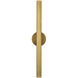 Mason Wall Sconce Wall Light in Vintage Brass
