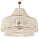 Hannie 8 Light 46 inch White Chandelier Ceiling Light, Large