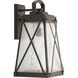 Lorraine 1 Light 19 inch Antique Bronze Outdoor Wall Lantern, Large, Design Series