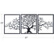 Cameron Matte Black-Laser Cut Wall Art