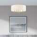 Meridian 4 Light 18 inch Brushed Nickel Pendant Chandelier Ceiling Light 