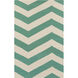 Frontier 66 X 42 inch Emerald, Cream Rug