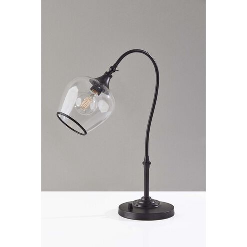 Bradford 23 inch 40.00 watt Dark Bronze Desk Lamp Portable Light in Antique Bronze