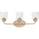 Acadia 3 Light 25 inch Heritage Bath Vanity Wall Light