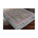 Zahra 36 X 24 inch Charcoal/Teal/Bright Pink/Aqua/Coral/Emerald Rugs, Wool