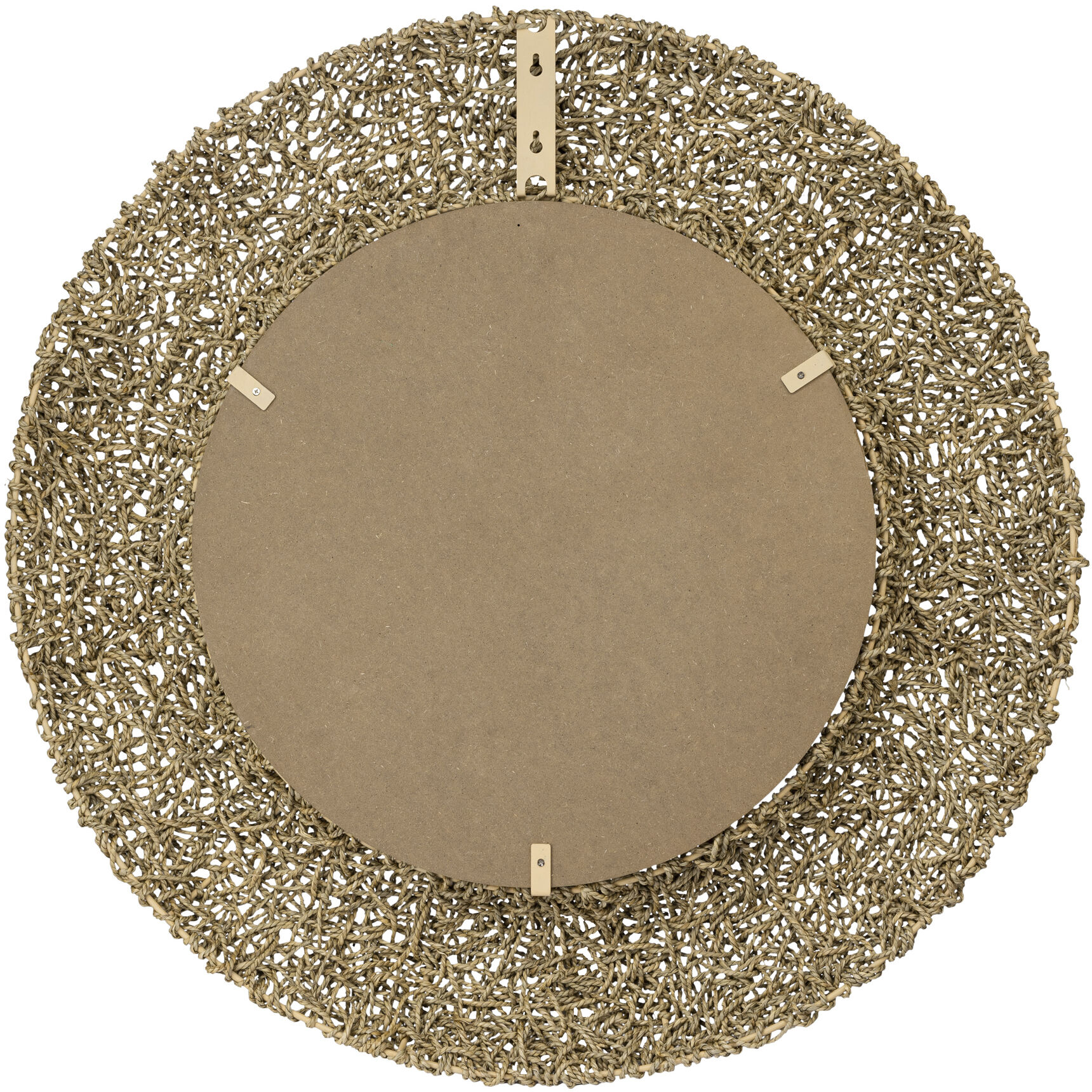 Tangled 33 X 33 inch Natural Rope Wall Mirror