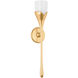 Bellerose 1 Light 4.75 inch Vintage Gold Leaf Wall Sconce Wall Light