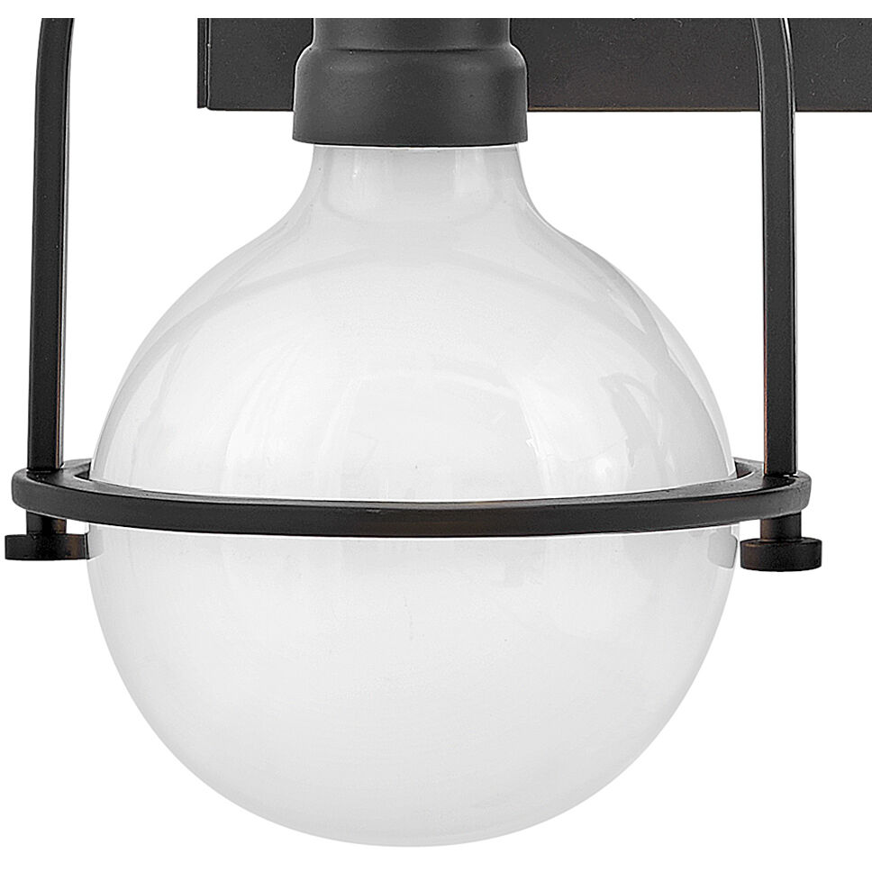 Somerset 3 Light 25 inch Black Vanity Light Wall Light