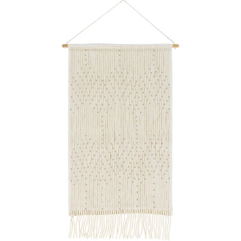 Amare Ivory Wall Hanging, Rectangle