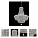 Napoli 21 Light 34 inch Chrome Pendant Ceiling Light