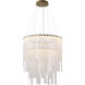 Roselle LED 28 inch Legacy Brass Chandelier Ceiling Light
