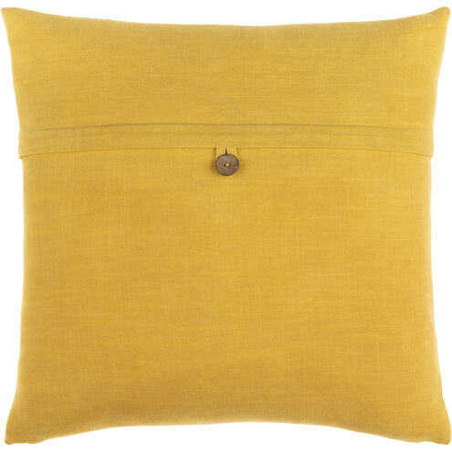 Penelope 18 inch Mustard Pillow Kit in 18 x 18, Square