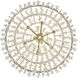 Kalani 10 Light 28 inch French Gold Chandelier Ceiling Light, Smithsonian Collaboration