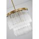 Canada 12 Light 24 inch Satin Brass Chandelier Ceiling Light
