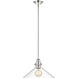 Dwyer 1 Light 15 inch Polished Nickel Pendant Ceiling Light