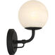 Whitehall 1 Light 6 inch Dark Matte Black Vanity Light Wall Light
