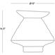Teramo 14.5 X 6.5 inch Vase