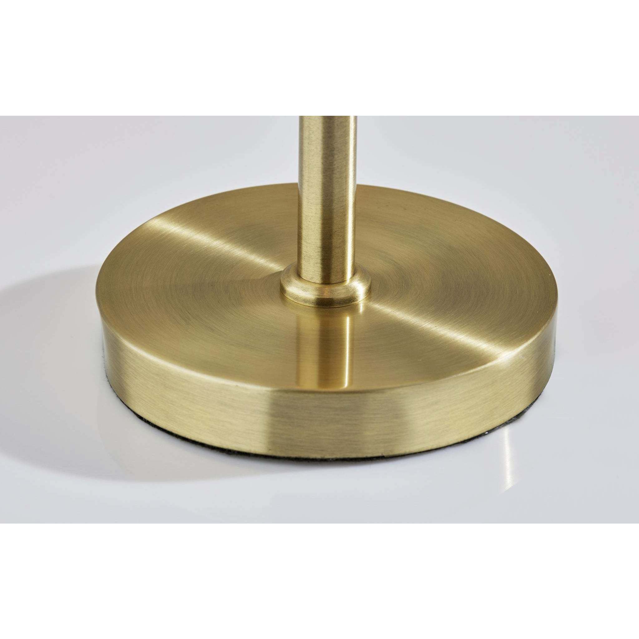 Claremont 24 inch 40.00 watt Antique Brass Table Lamp Portable Light