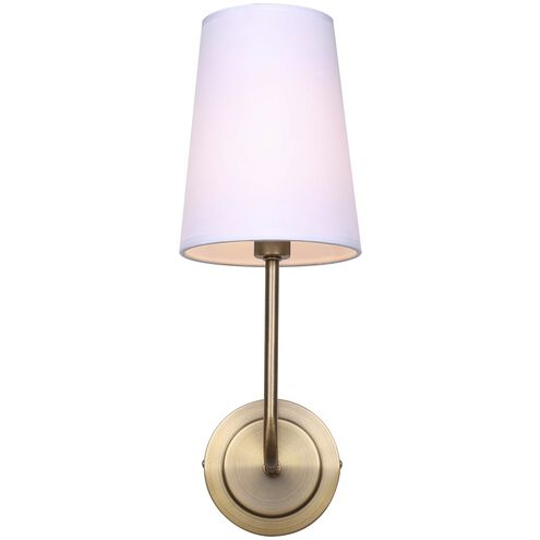 Amari 1 Light 5.88 inch Gold Wall Light