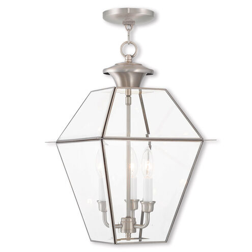 Westover 3 Light 12.00 inch Outdoor Pendant/Chandelier