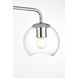 Genesis 3 Light 28 inch Chrome Bath Sconce Wall Light