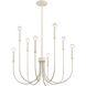 Ulla 8 Light 28 inch Antique White Chandelier Ceiling Light