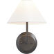 Serena 1 Light 10 inch Dark Antique Bronze Sconce Wall Light