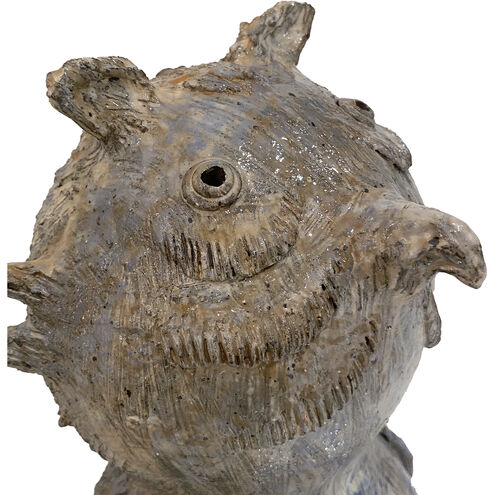 Hoot Owl Reactive Glaze Statue, Large