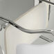 Windsor Smith Penumbra LED 15 inch Polished Nickel and White Wide Sconce Wall Light