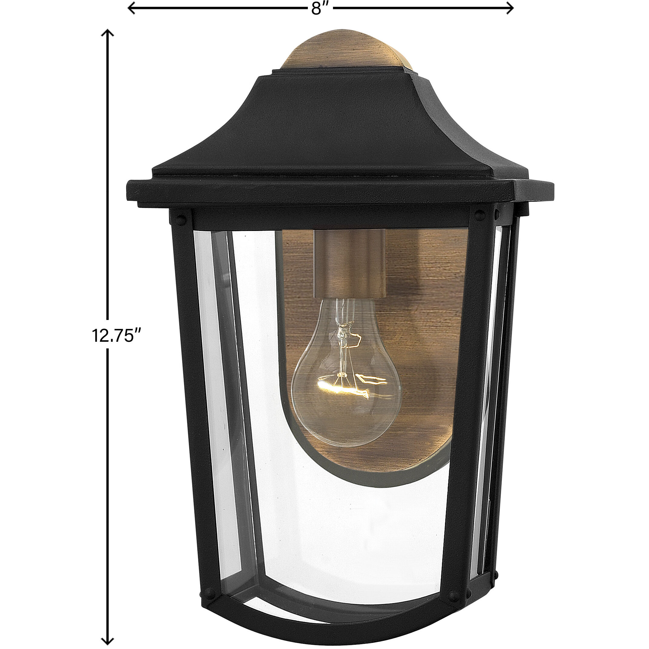 Burton Outdoor Wall Mount Lantern, Small