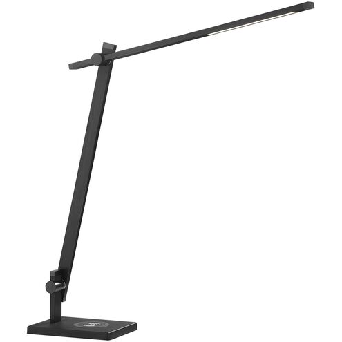 Axoir 20.6 inch 10.00 watt Black Task Lamp Portable Light