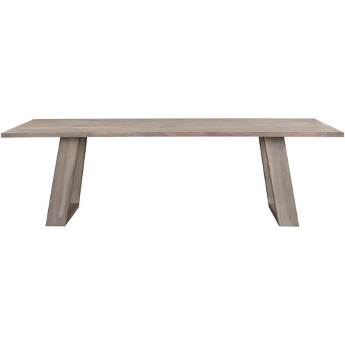 Tanya 98 X 40 inch Grey Dining Table