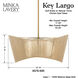 Key Largo 1 Light 22 inch Soft Brass Pendant Ceiling Light