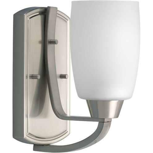 Wisten 1 Light 5 inch Brushed Nickel Bath Vanity Wall Light in Bulbs Not Included, Standard