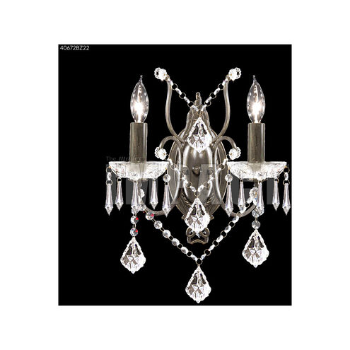 Charleston 2 Light 14 inch Bronze Wall Sconce Wall Light