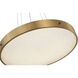 Canada LED 20 inch Brass LED Chandelier Ceiling Light