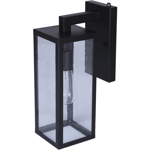 Alaina 1 Light 14.88 inch Black Outdoor Wall Lantern