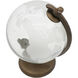 Cabot White and Bronze Globe