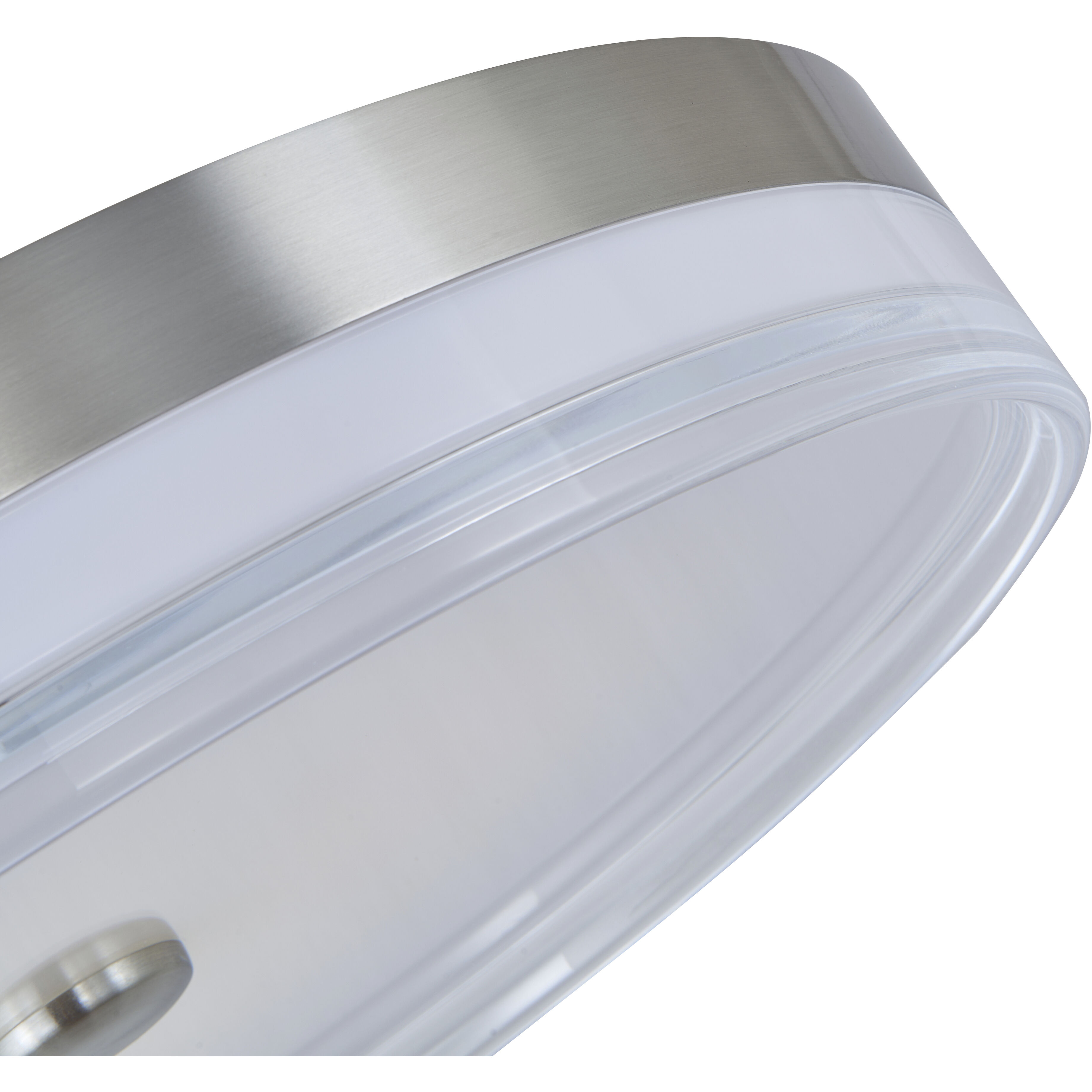 Iris LED 20 inch Brushed Nickel Flush Mount Ceiling Light