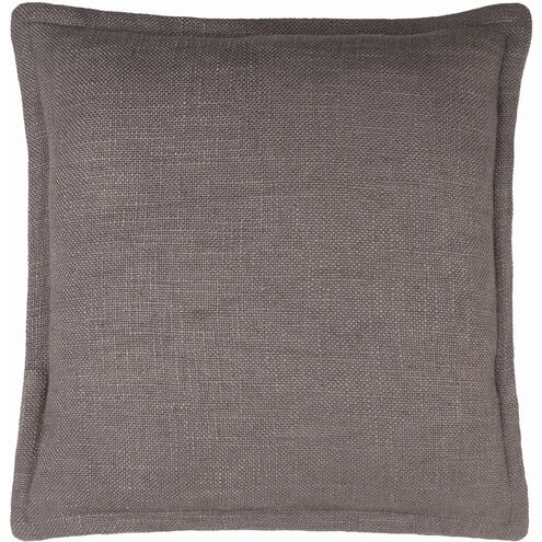 Thurman 22 X 22 inch Charcoal Accent Pillow