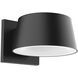Carson LED 3.25 inch Black Exterior Wall Sconce
