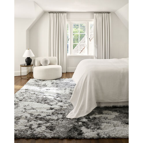 Alta Shag 84 X 63 inch Off-White Rug in 5 x 8, Rectangle