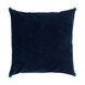 Velvet Poms 18 X 18 inch Navy and Grass Green Throw Pillow