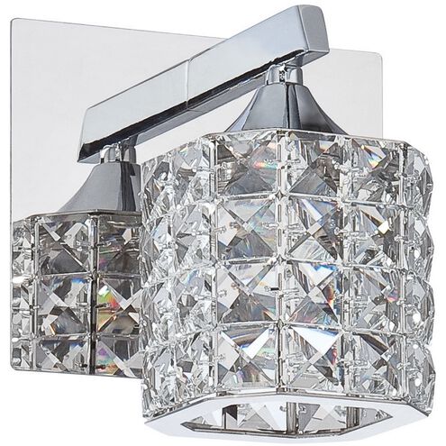 Shimera 2 Light 6 inch Chrome Vanity Light Wall Light in 1